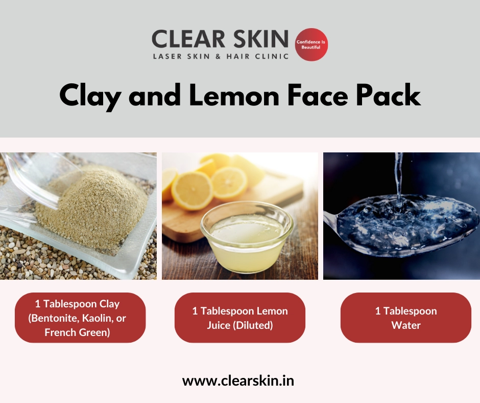 Clay and Lemon Face Pack 