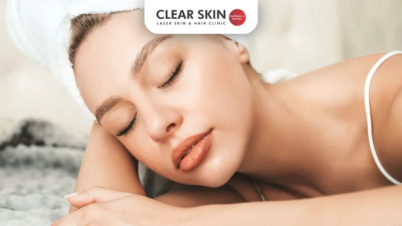 sleep and beautiful skin